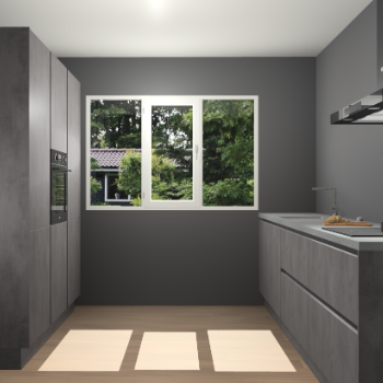 Beton Antraciet Greeploze keuken Bytom 60917