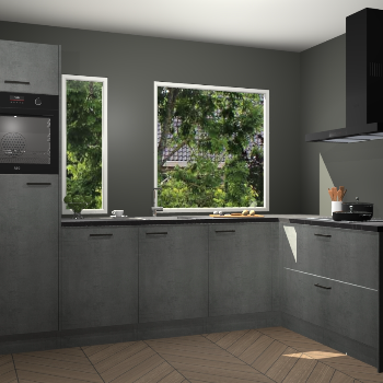 Beton parelgrijs keuken Cannes 75064