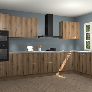 Goud eiken keuken Graz 71844