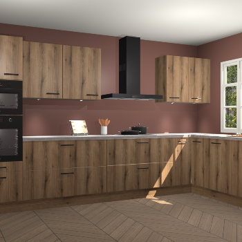 Goud eiken keuken Graz 71846