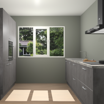 Beton Antraciet keuken Bytom 61009