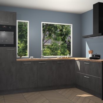 Beton antraciet keuken Cannes 75168