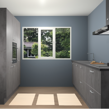 Beton Antraciet keuken Bytom 61022