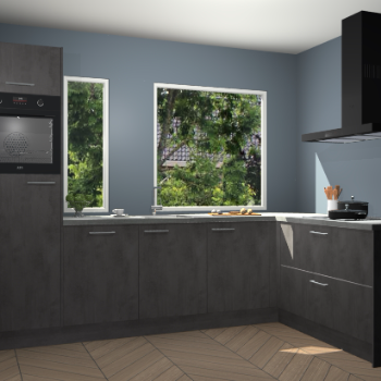 Beton antraciet keuken Cannes 75202