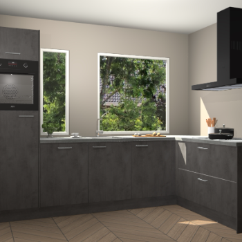 Beton antraciet keuken Cannes 75203