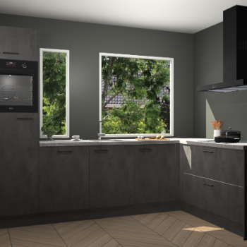 Beton antraciet keuken Cannes 75224