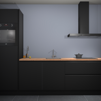 Zwarte greeploze keuken Tokelau 44619