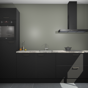 Zwarte keuken Tokelau 44690