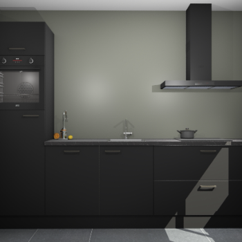 Zwarte keuken Tokelau 44740