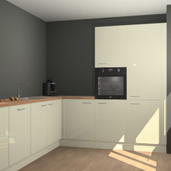 Magnolia hoogglans keuken Portland 77960