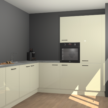 Magnolia hoogglans keuken Portland 77984