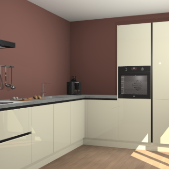 Magnolia hoogglans greeploze keuken Portland 77985