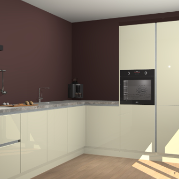 Magnolia hoogglans greeploze keuken Portland 78046