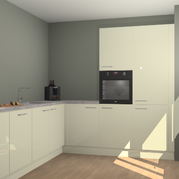 Magnolia hoogglans keuken Portland 78070