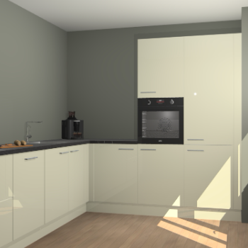 Magnolia hoogglans keuken Portland 78081