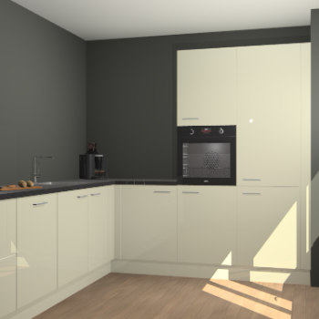 Magnolia hoogglans keuken Portland 78082