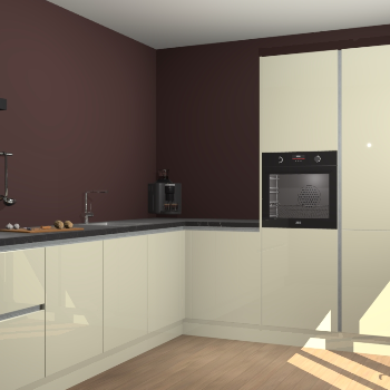 Magnolia hoogglans greeploze keuken Portland 78083