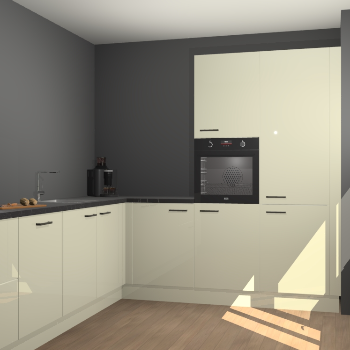 Magnolia hoogglans keuken Portland 78085