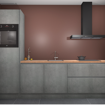 Beton Parelgrijs greeploze keuken Tokelau 42821