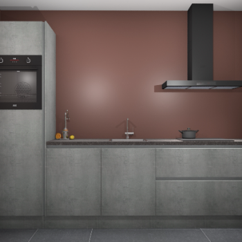 Beton Parelgrijs greeploze keuken Tokelau 42957