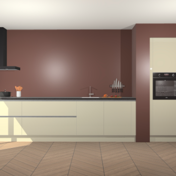 Magnolia hoogglans greeploze keuken Calgary 86384