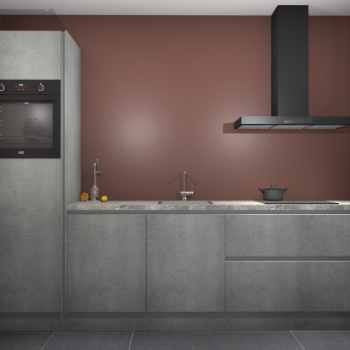 Beton Parelgrijs greeploze keuken Tokelau 43002