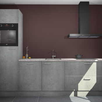 Beton Parelgrijs keuken Tokelau 43042