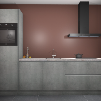 Beton Parelgrijs greeploze keuken Tokelau 43046