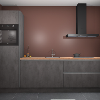 Beton Antraciet greeploze keuken Tokelau 45433