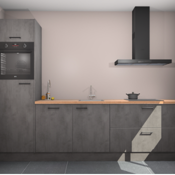 Beton Antraciet keuken Tokelau 45434