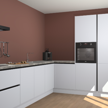 Sneeuwwitte greeploze keuken Portland 78284