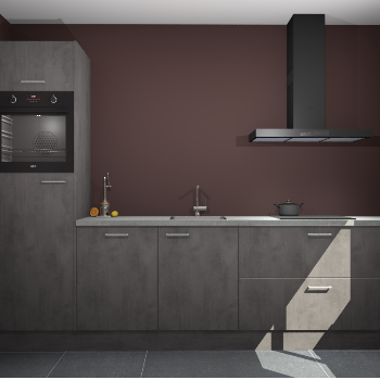 Beton Antraciet keuken Tokelau 45453