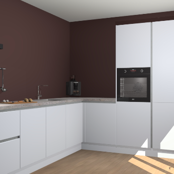 Sneeuwwitte greeploze keuken Portland 78324