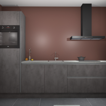 Beton Antraciet greeploze keuken Tokelau 45454