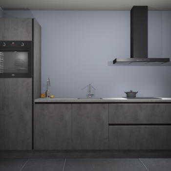 Beton Antraciet greeploze keuken Tokelau 45457