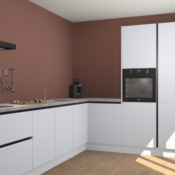 Sneeuwwitte greeploze keuken Portland 78327