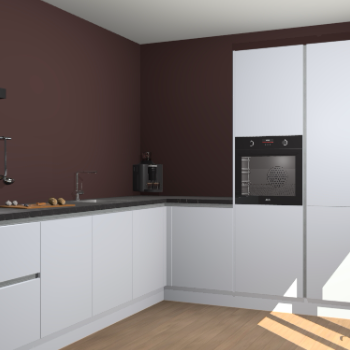 Sneeuwwitte greeploze keuken Portland 78338