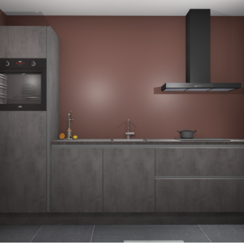 Beton Antraciet greeploze keuken Tokelau 45467