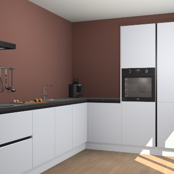 Sneeuwwitte greeploze keuken Portland 78341