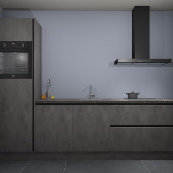 Beton Antraciet greeploze keuken Tokelau 45470