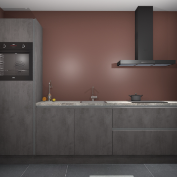 Beton Antraciet greeploze keuken Tokelau 45499