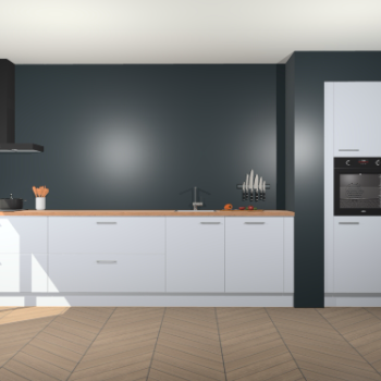 Sneeuwwitte keuken Calgary 86406