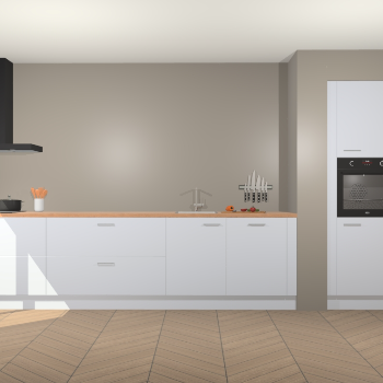 Sneeuwwitte keuken Calgary 86407