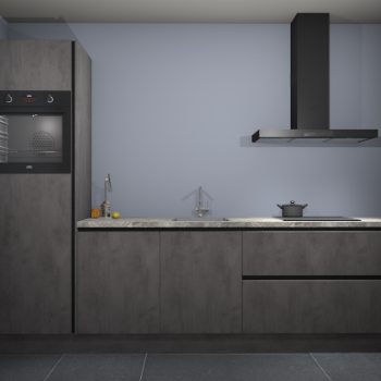 Beton Antraciet greeploze keuken Tokelau 45504