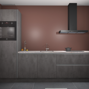 Beton Antraciet greeploze keuken Tokelau 45545