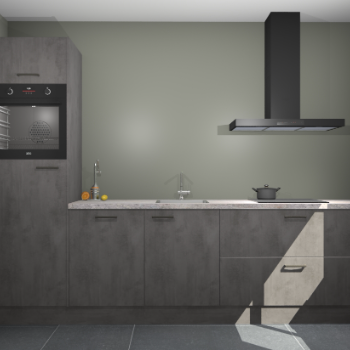 Beton Antraciet keuken Tokelau 45547