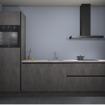 Beton Antraciet greeploze keuken Tokelau 45549