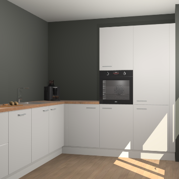 Zijdegrijze keuken Portland 78351