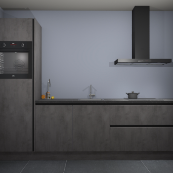Beton Antraciet greeploze keuken Tokelau 45568