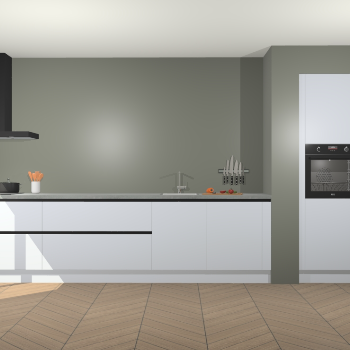 Sneeuwwitte greeploze keuken Calgary 86419